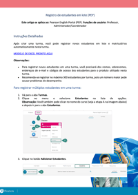 Capa do manual Registrar estudantes em lote. Clique sobre esta imagem para abrir o documento PDF.