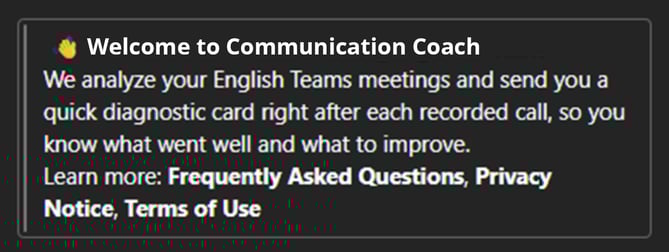 tela welcome CommCoach