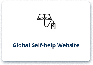 Botão Global Self help Website